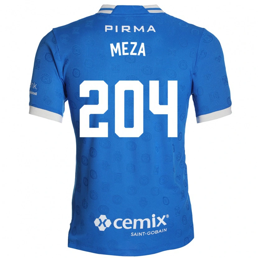 Danxen Kinder Jonathan Meza #204 Blau Weiß Rot Heimtrikot Trikot 2026/27 T-Shirt