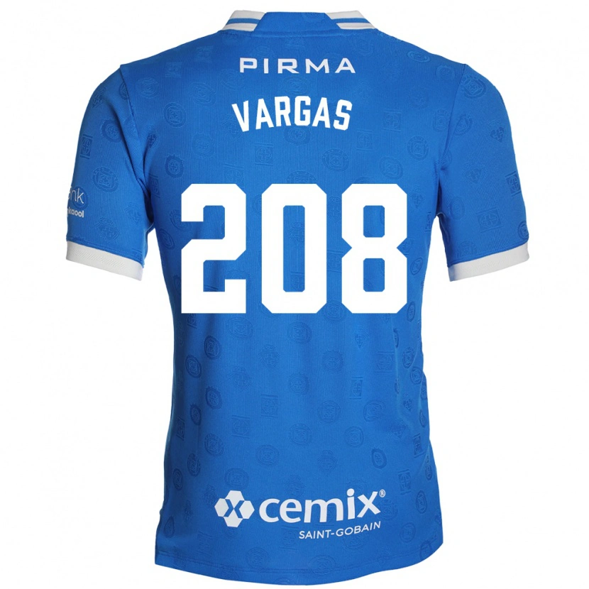 Danxen Kinder Santiago Vargas #208 Blau Weiß Rot Heimtrikot Trikot 2026/27 T-Shirt