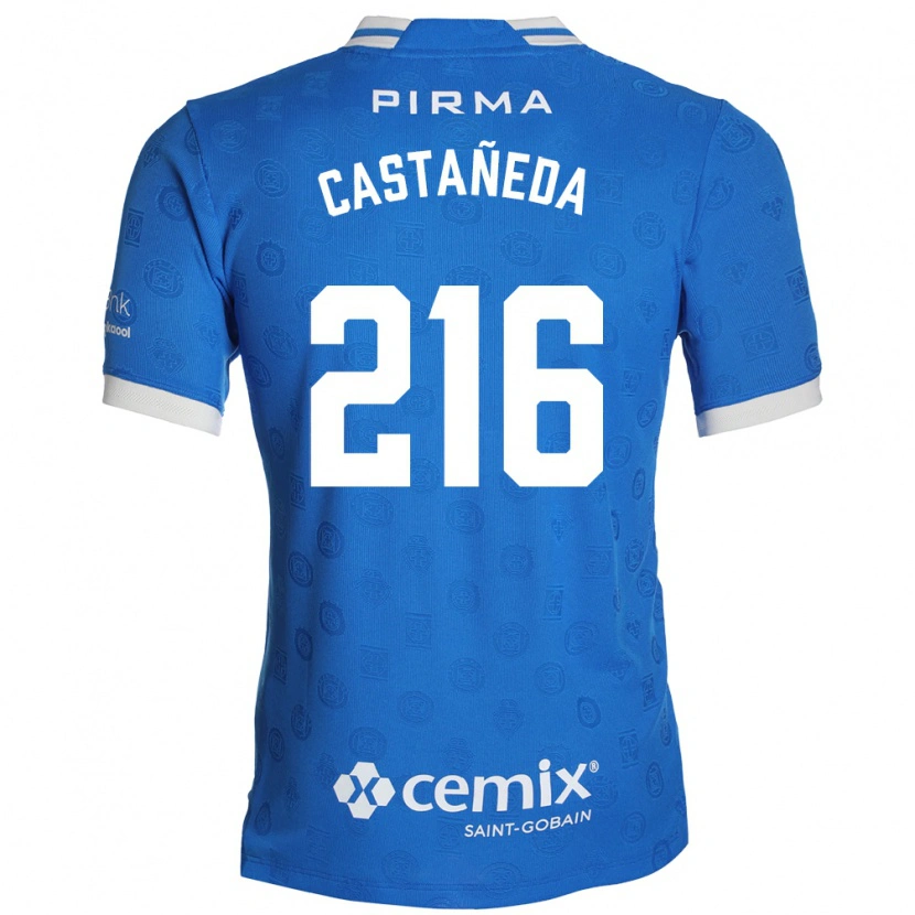 Danxen Kinder Ian Castañeda #216 Blau Weiß Rot Heimtrikot Trikot 2026/27 T-Shirt