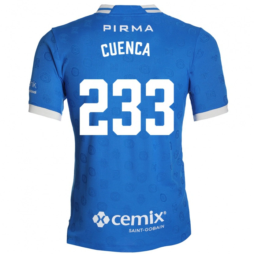 Danxen Kinder Yazziel Cuenca #233 Blau Weiß Rot Heimtrikot Trikot 2026/27 T-Shirt
