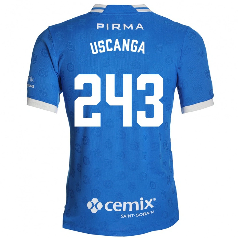 Danxen Kinder Rubén Uscanga #243 Blau Weiß Rot Heimtrikot Trikot 2026/27 T-Shirt