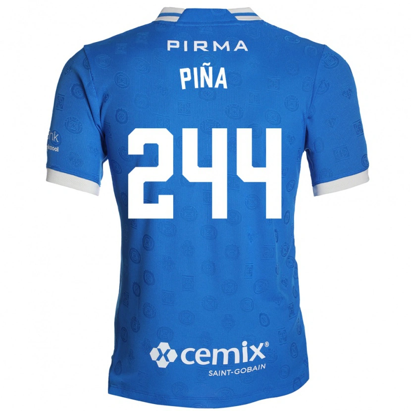 Danxen Kinder Oscar Piña #244 Blau Weiß Rot Heimtrikot Trikot 2026/27 T-Shirt