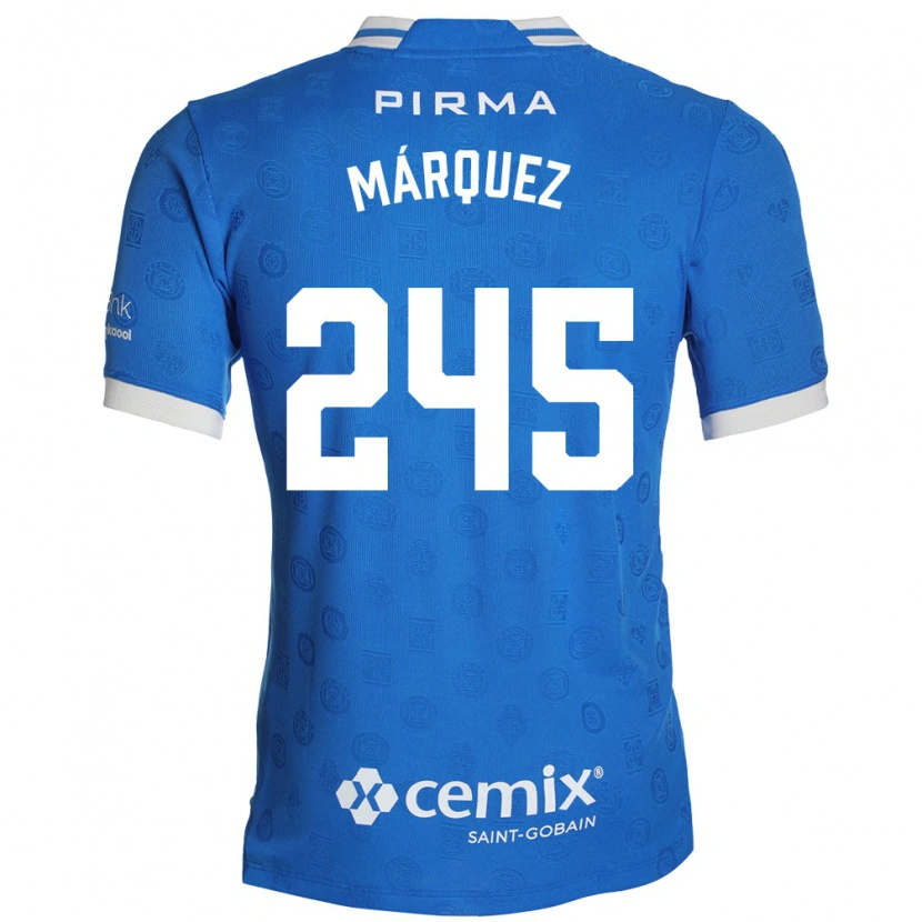 Danxen Kinder Víctor Márquez #245 Blau Weiß Rot Heimtrikot Trikot 2026/27 T-Shirt