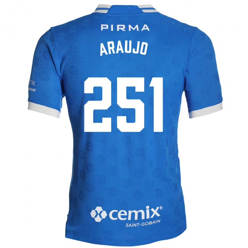Danxen Kinder Francisco Araujo #251 Blau Weiß Rot Heimtrikot Trikot 2026/27 T-Shirt
