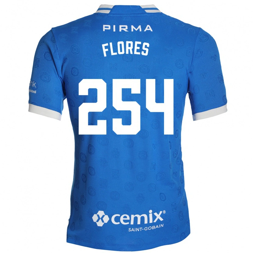 Danxen Kinder Derek Flores #254 Blau Weiß Rot Heimtrikot Trikot 2026/27 T-Shirt