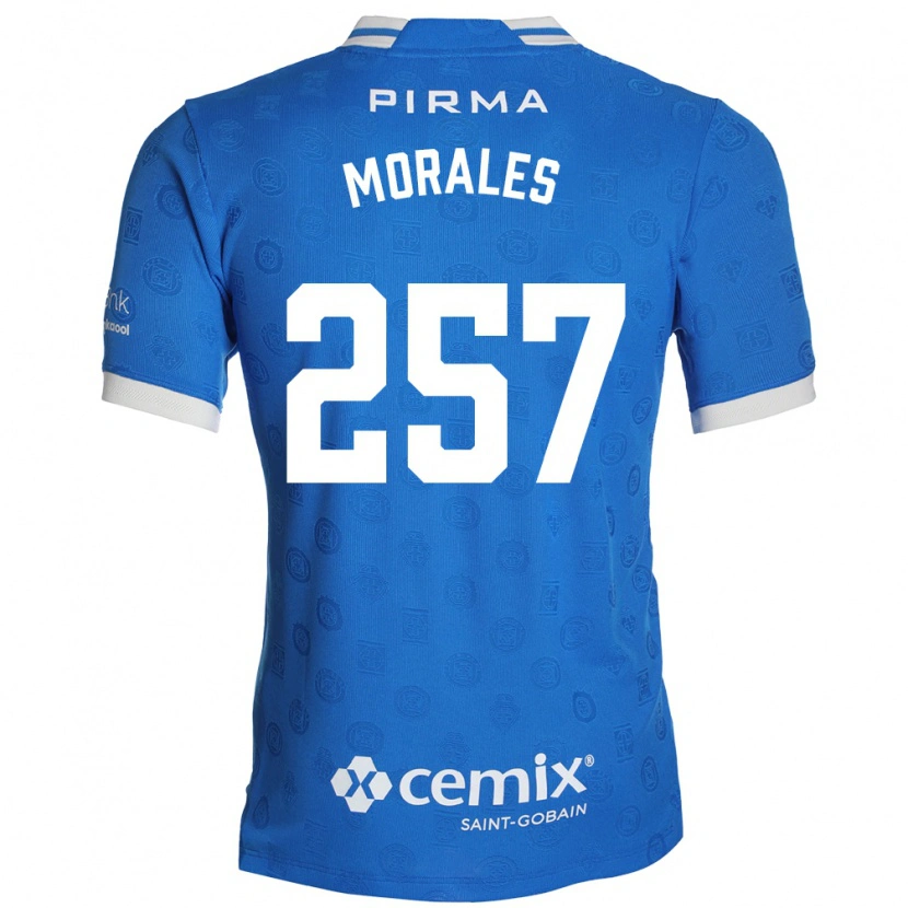 Danxen Kinder Diego Morales #257 Blau Weiß Rot Heimtrikot Trikot 2026/27 T-Shirt