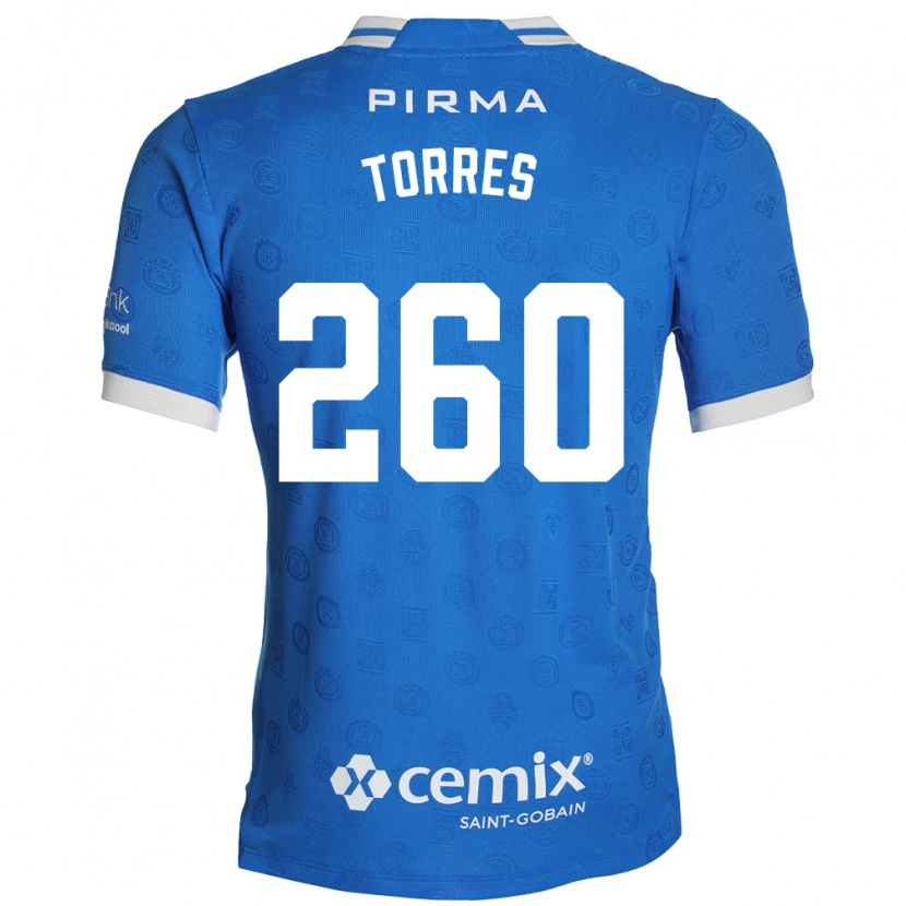 Danxen Kinder Raúl Torres #260 Blau Weiß Rot Heimtrikot Trikot 2026/27 T-Shirt