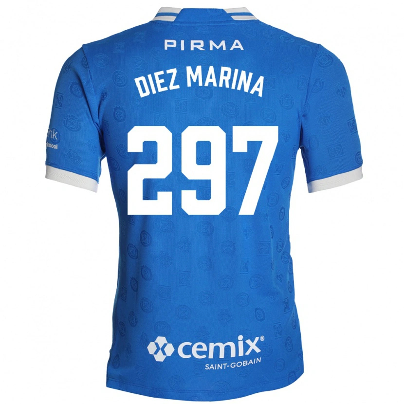 Danxen Kinder Edgar Diez Marina #297 Blau Weiß Rot Heimtrikot Trikot 2026/27 T-Shirt