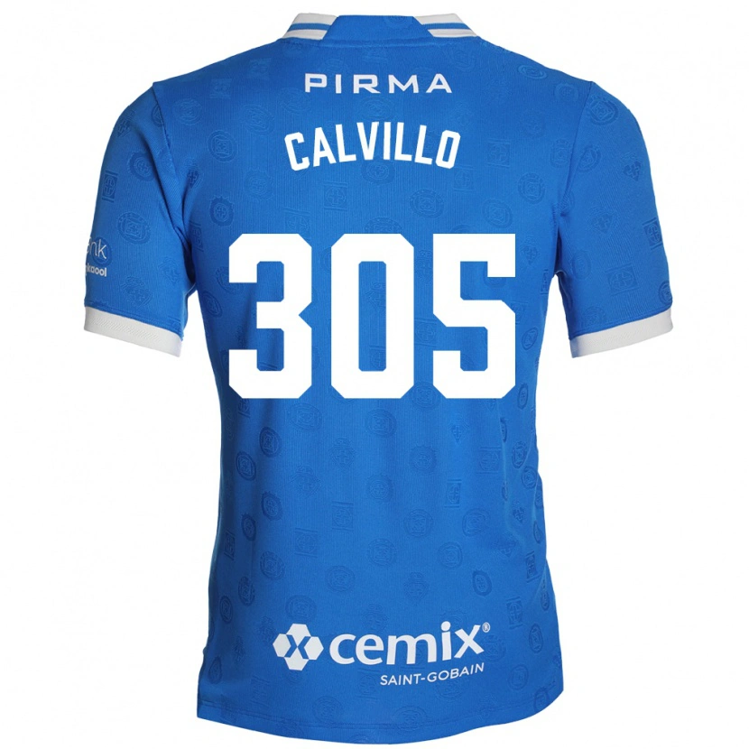 Danxen Kinder Carlos Calvillo #305 Blau Weiß Rot Heimtrikot Trikot 2026/27 T-Shirt