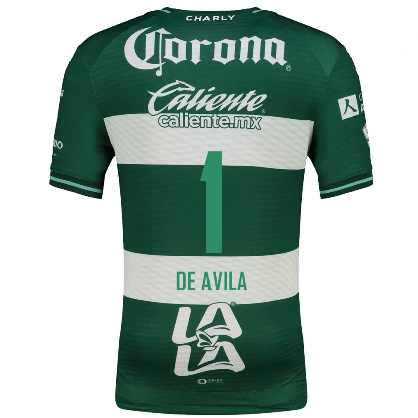 Danxen Kinder Hannia De Avila #1 Grün Weiß Heimtrikot Trikot 2026/27 T-Shirt