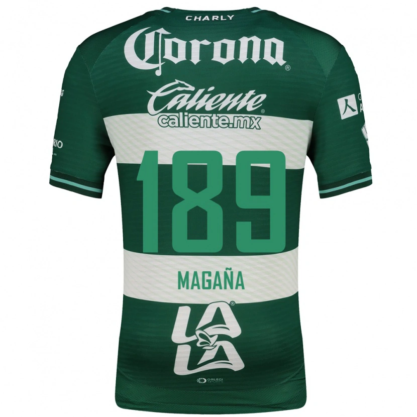 Danxen Kinder Emilio Magaña #189 Grün Weiß Heimtrikot Trikot 2026/27 T-Shirt