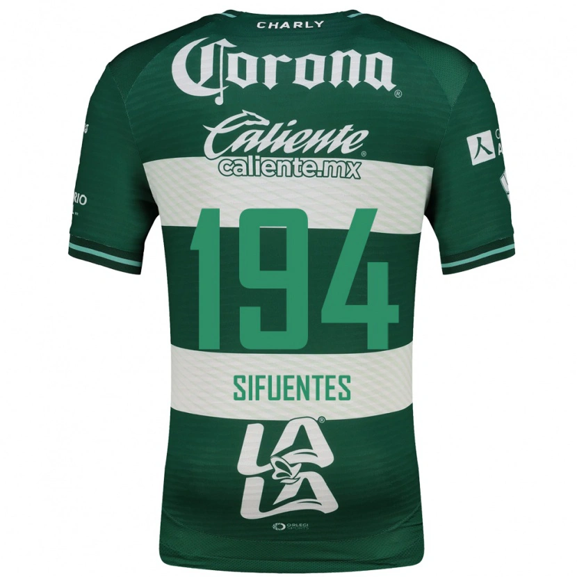 Danxen Kinder José Manuel Sifuentes #194 Grün Weiß Heimtrikot Trikot 2026/27 T-Shirt