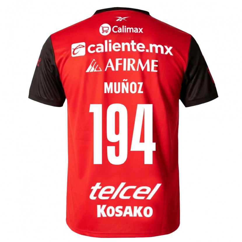 Danxen Kinder Pablo Muñoz #194 Schwarz Rot Heimtrikot Trikot 2026/27 T-Shirt