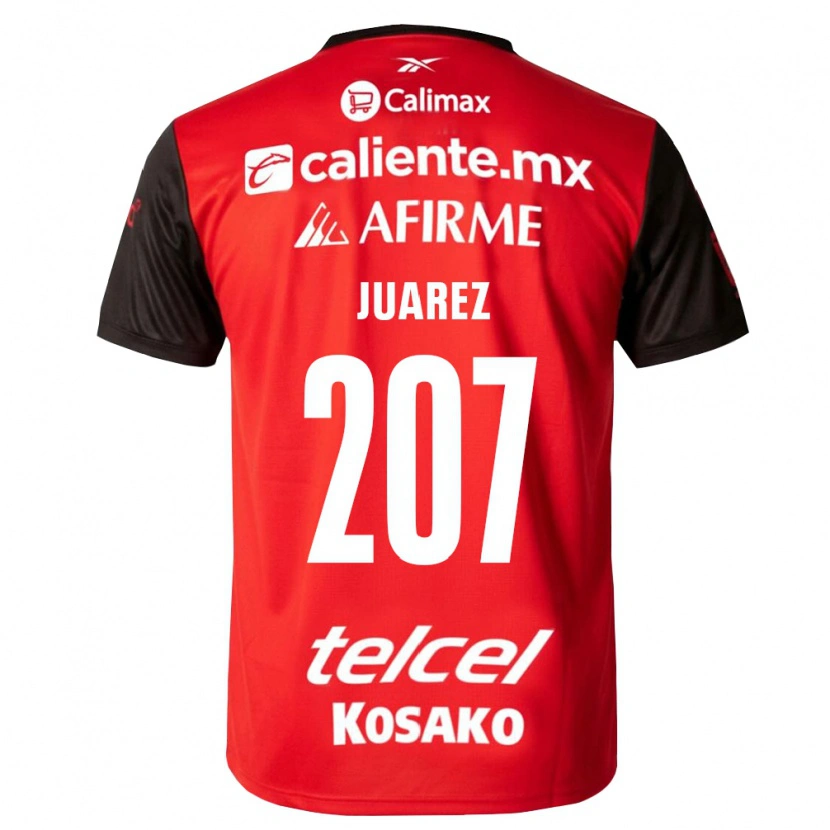 Danxen Kinder José Juárez #207 Schwarz Rot Heimtrikot Trikot 2026/27 T-Shirt