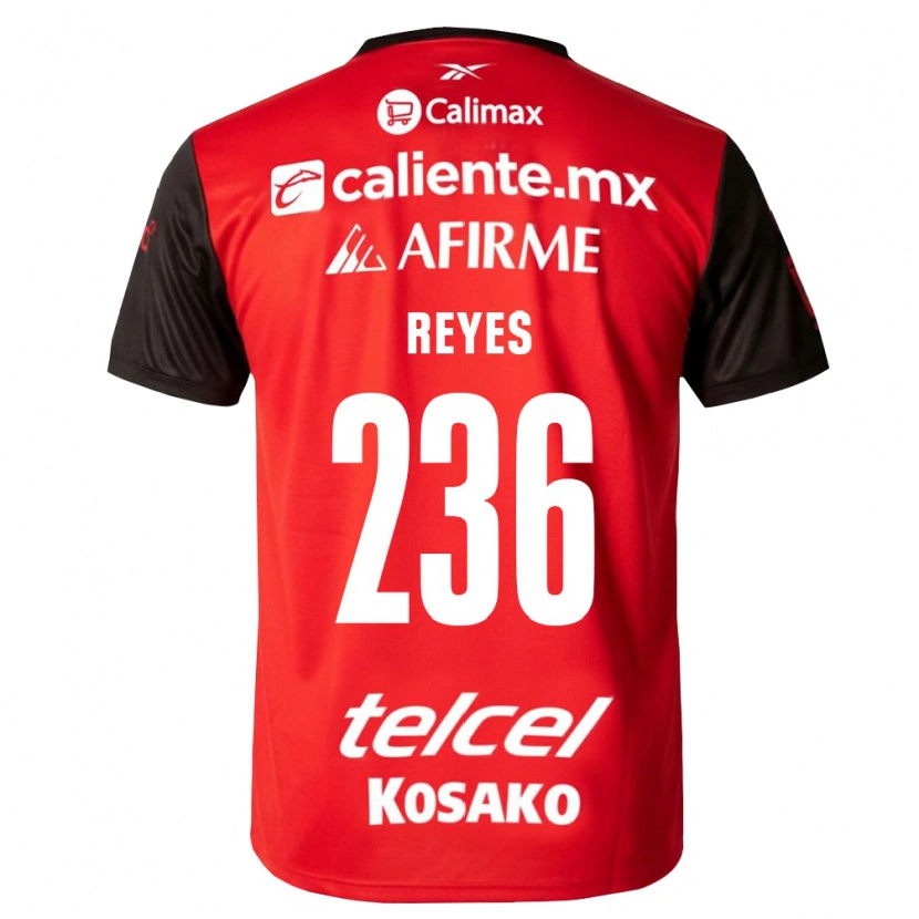Danxen Kinder Abraham Reyes #236 Schwarz Rot Heimtrikot Trikot 2026/27 T-Shirt