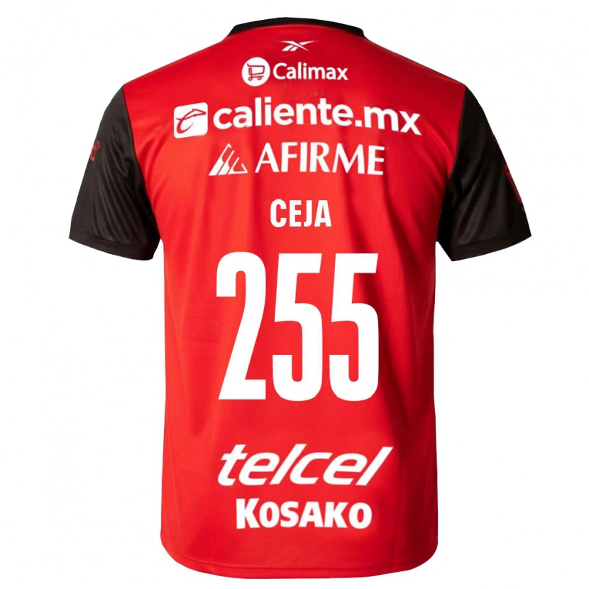 Danxen Kinder Julio Ceja #255 Schwarz Rot Heimtrikot Trikot 2026/27 T-Shirt