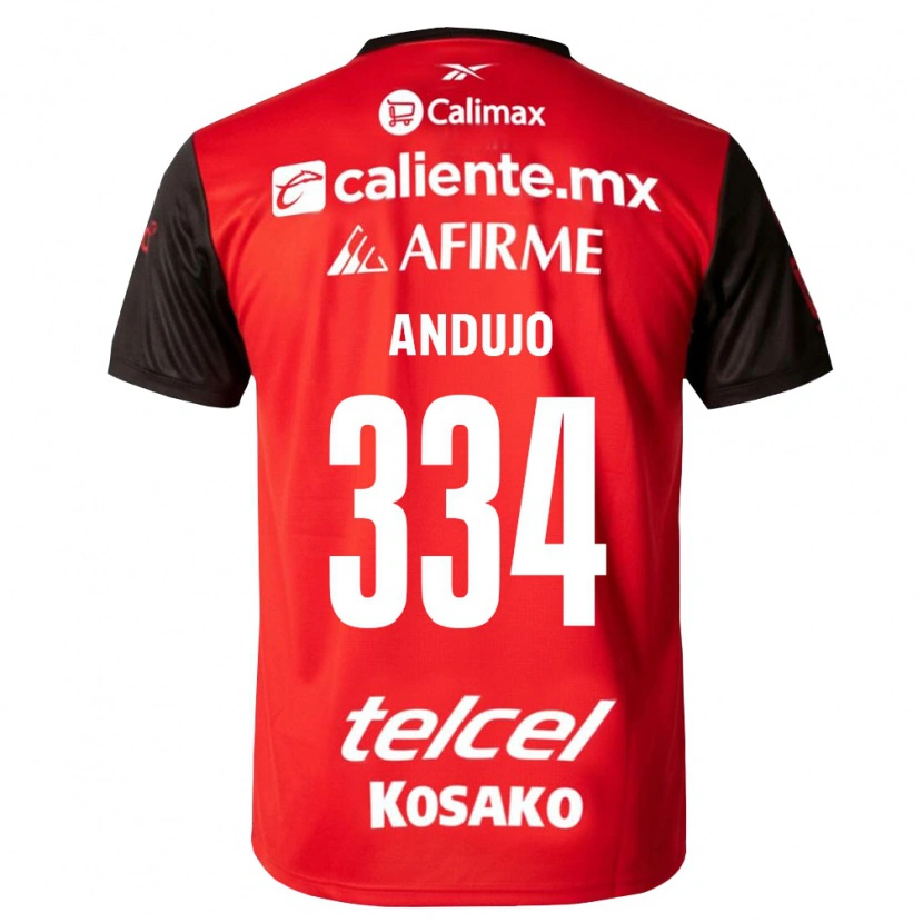 Danxen Kinder Favio Andujo #334 Schwarz Rot Heimtrikot Trikot 2026/27 T-Shirt