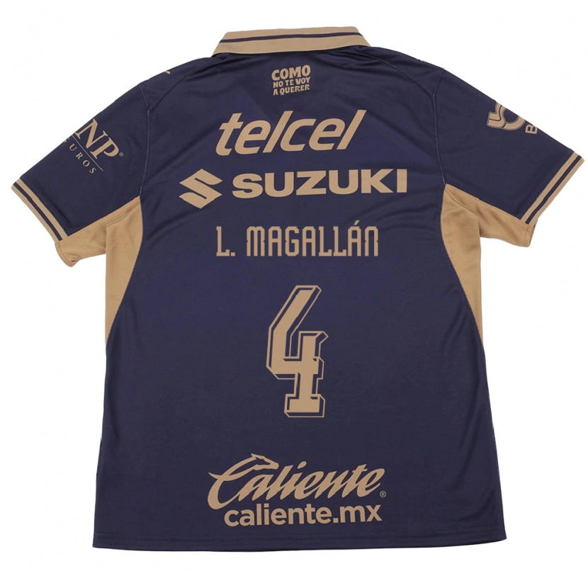 Danxen Kinder Lisandro Magallan #4 Lila Braun Heimtrikot Trikot 2026/27 T-Shirt