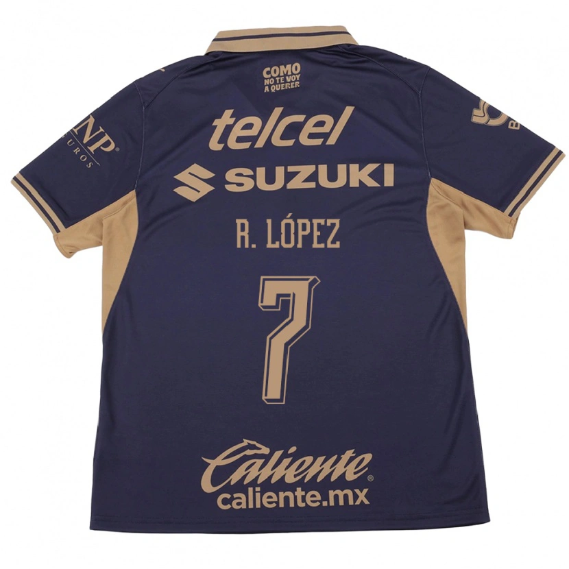 Danxen Kinder Rodrigo López #7 Lila Braun Heimtrikot Trikot 2026/27 T-Shirt