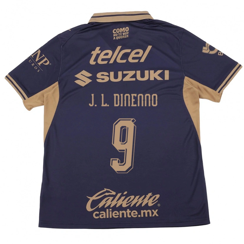 Danxen Kinder Juan Dinenno #9 Lila Braun Heimtrikot Trikot 2026/27 T-Shirt