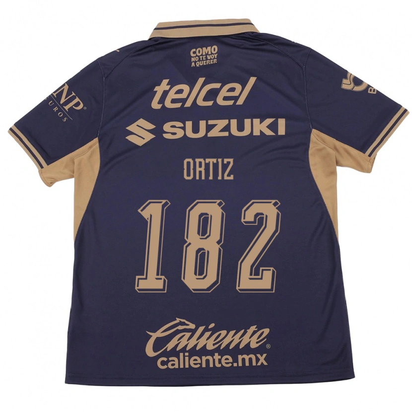 Danxen Kinder Jorge Ortiz #182 Lila Braun Heimtrikot Trikot 2026/27 T-Shirt