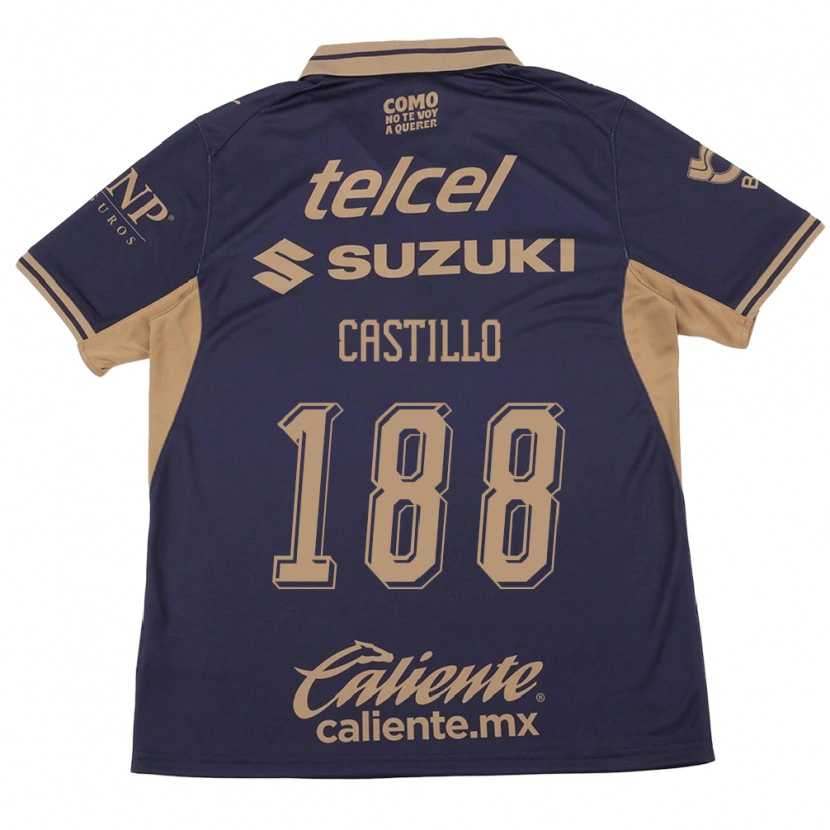 Danxen Kinder Christian Castillo #188 Lila Braun Heimtrikot Trikot 2026/27 T-Shirt
