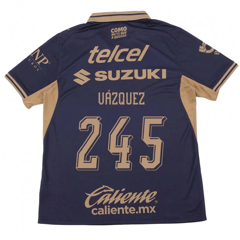 Danxen Kinder Austin Vázquez #245 Lila Braun Heimtrikot Trikot 2026/27 T-Shirt