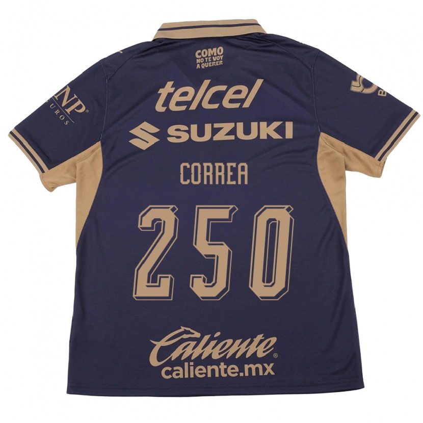 Danxen Kinder Andrés Correa #250 Lila Braun Heimtrikot Trikot 2026/27 T-Shirt