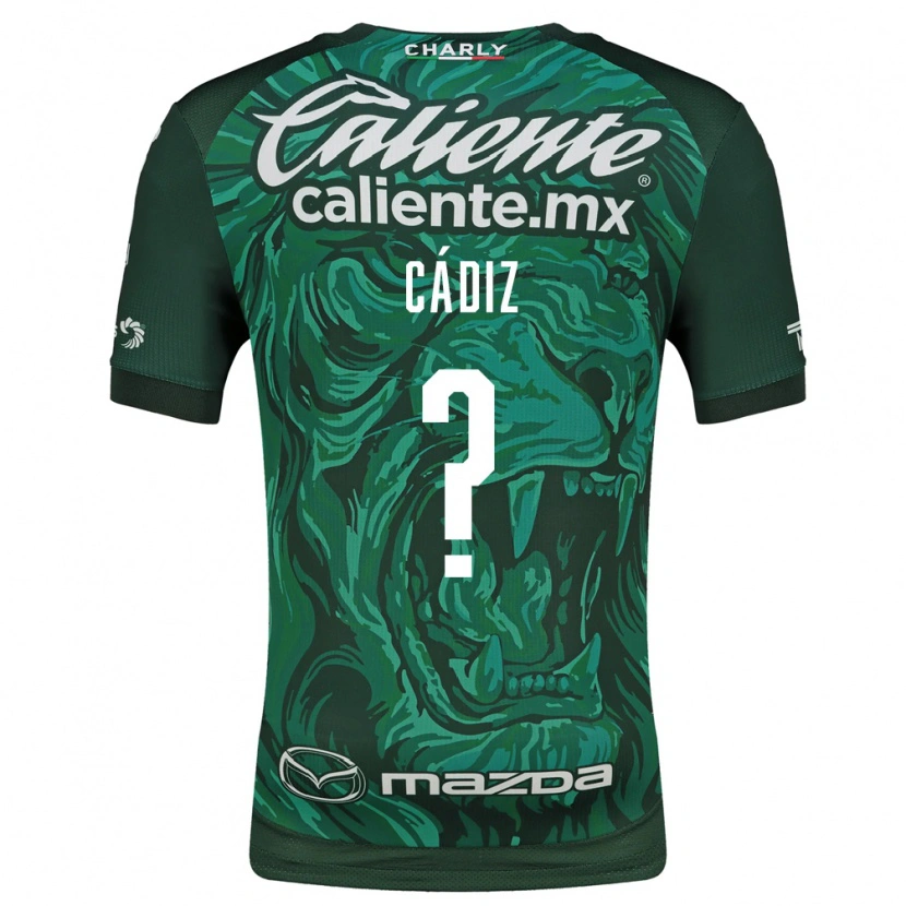 Danxen Kinder Jhonder Cádiz #0 Grün Schwarz Heimtrikot Trikot 2026/27 T-Shirt