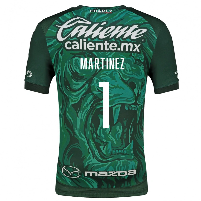 Danxen Kinder Angeles Martínez #1 Grün Schwarz Heimtrikot Trikot 2026/27 T-Shirt