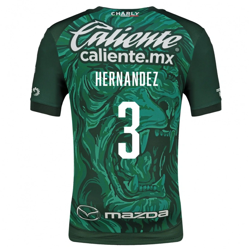 Danxen Kinder Pedro Hernández #3 Grün Schwarz Heimtrikot Trikot 2026/27 T-Shirt