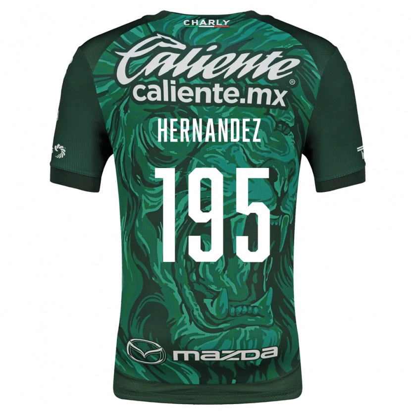 Danxen Kinder Fernando Hernández #195 Grün Schwarz Heimtrikot Trikot 2026/27 T-Shirt