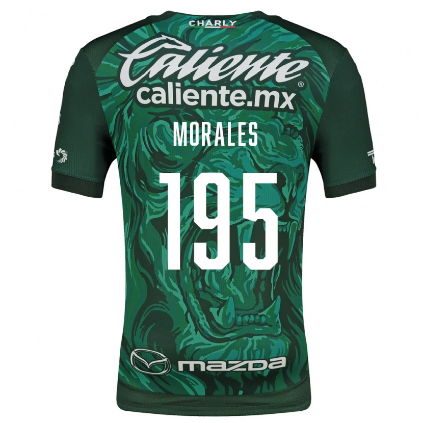 Danxen Kinder Daniel Morales #195 Grün Schwarz Heimtrikot Trikot 2026/27 T-Shirt