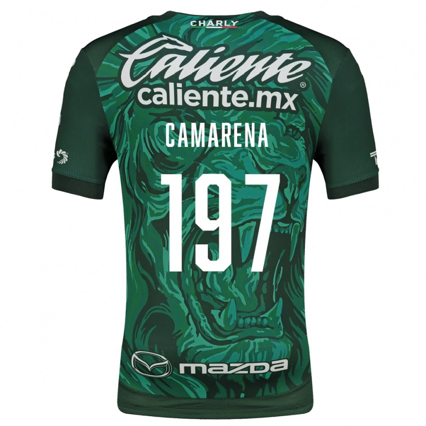Danxen Kinder Gael Camarena #197 Grün Schwarz Heimtrikot Trikot 2026/27 T-Shirt