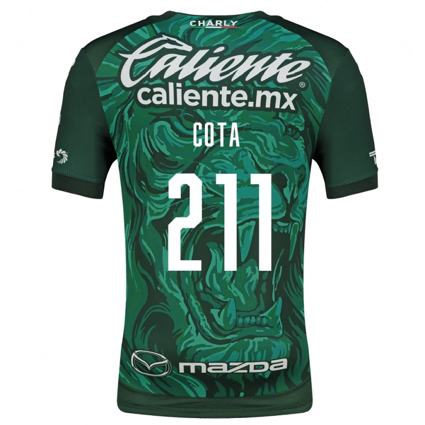 Danxen Kinder Luis Cota #211 Grün Schwarz Heimtrikot Trikot 2026/27 T-Shirt