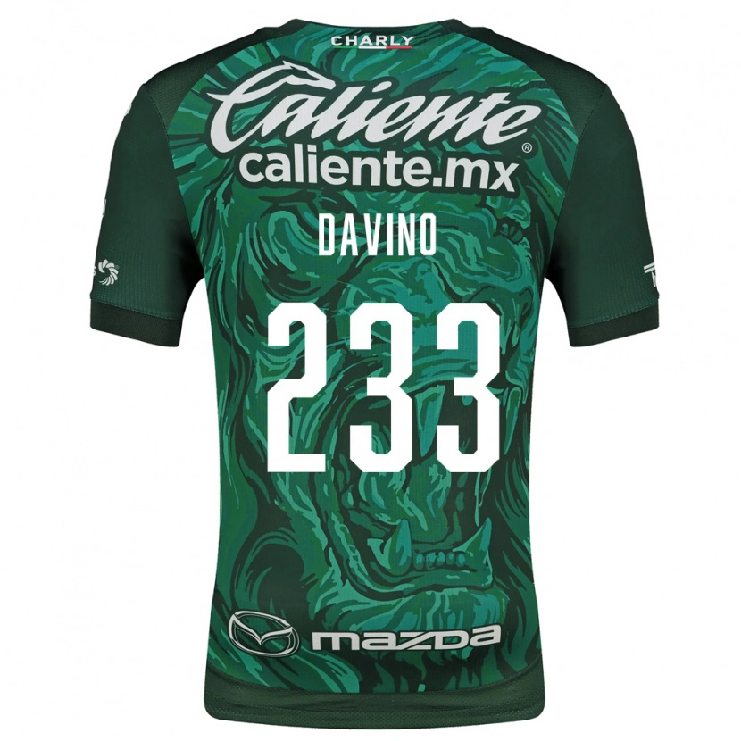 Danxen Kinder Gianfranco Davino #233 Grün Schwarz Heimtrikot Trikot 2026/27 T-Shirt
