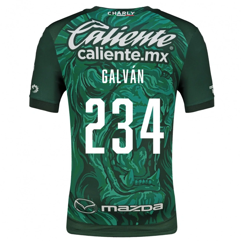 Danxen Kinder Diego Galván #234 Grün Schwarz Heimtrikot Trikot 2026/27 T-Shirt