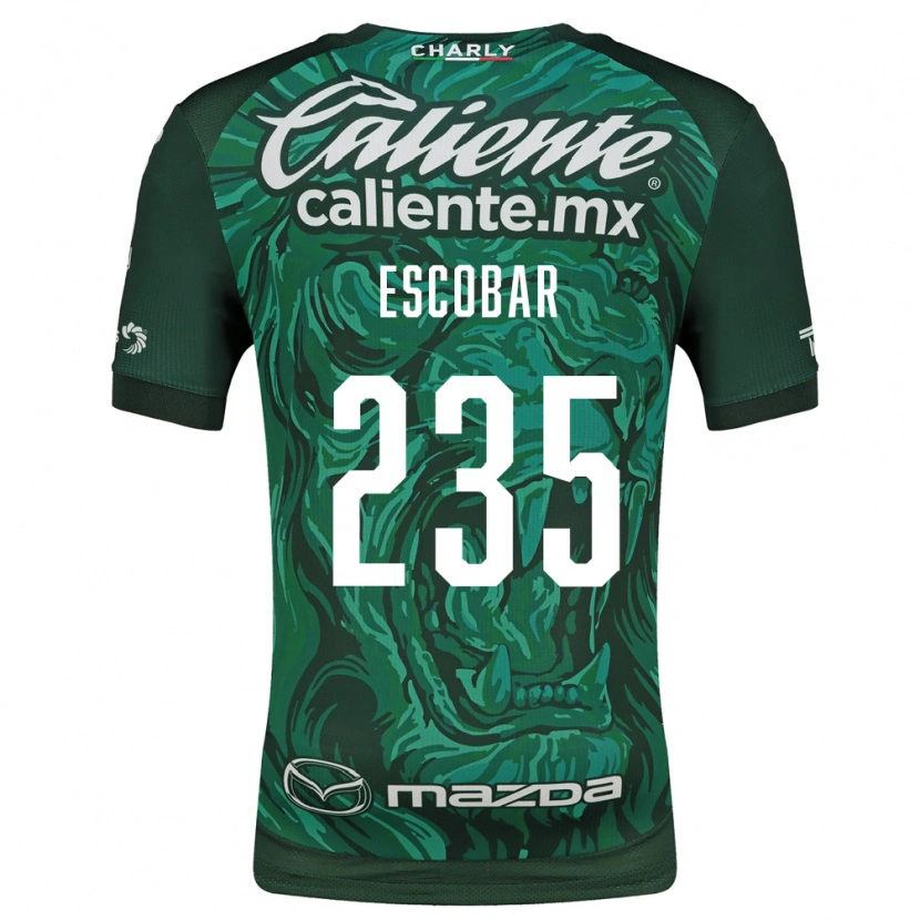 Danxen Kinder Erik Escobar #235 Grün Schwarz Heimtrikot Trikot 2026/27 T-Shirt