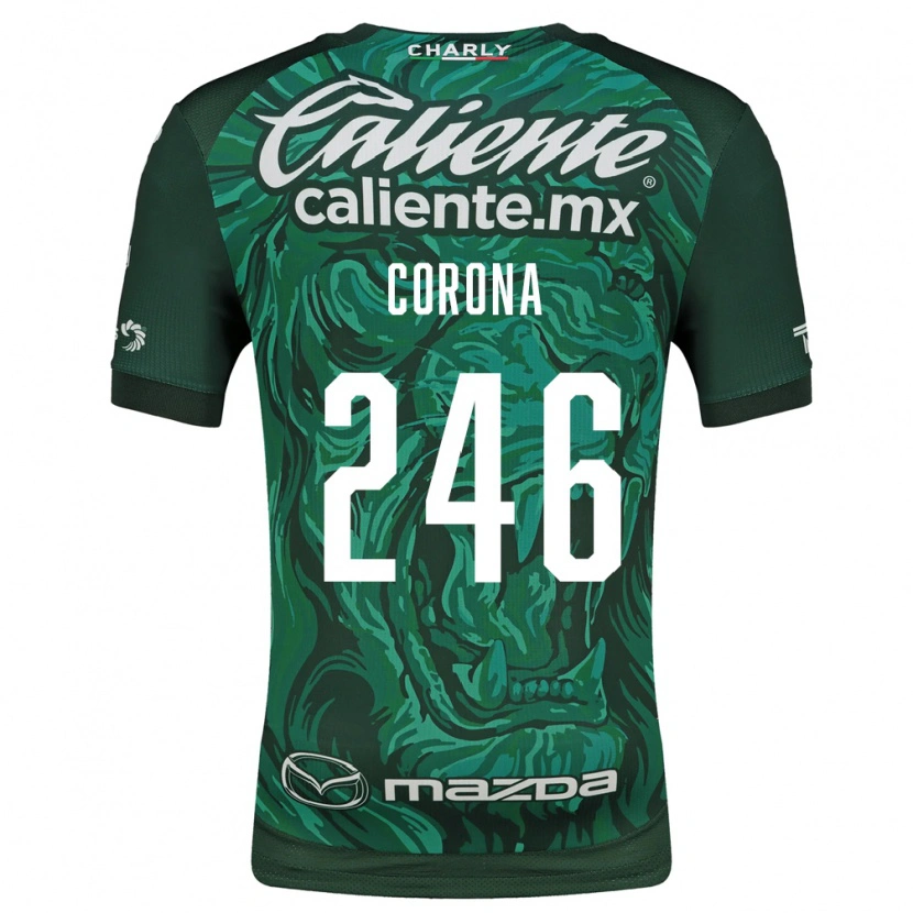 Danxen Kinder Michael Corona #246 Grün Schwarz Heimtrikot Trikot 2026/27 T-Shirt