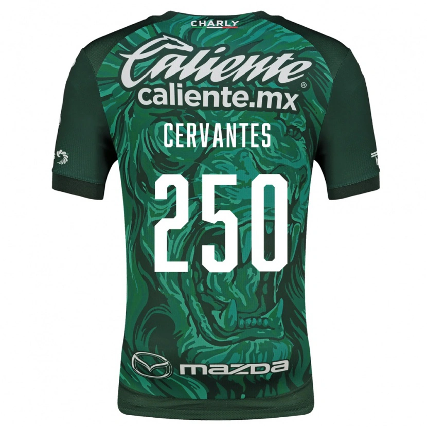 Danxen Kinder Christian Cervantes #250 Grün Schwarz Heimtrikot Trikot 2026/27 T-Shirt