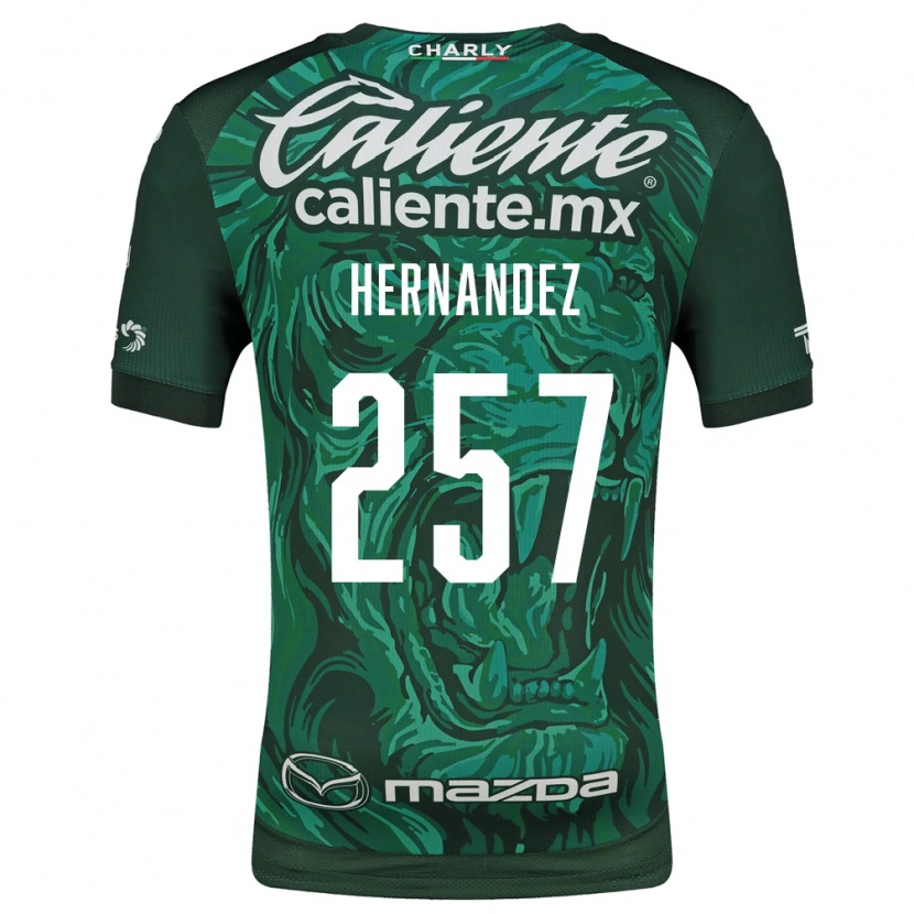 Danxen Kinder Karín Hernández #257 Grün Schwarz Heimtrikot Trikot 2026/27 T-Shirt