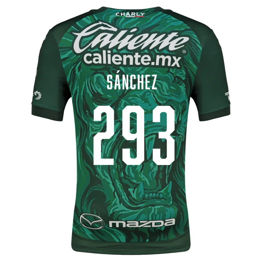 Danxen Kinder Christian Sánchez #293 Grün Schwarz Heimtrikot Trikot 2026/27 T-Shirt