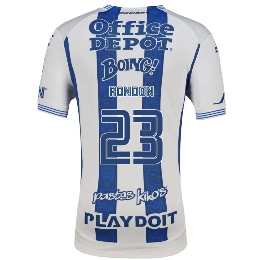 Danxen Kinder Salomón Rondón #23 Weiß Marineblau Heimtrikot Trikot 2026/27 T-Shirt