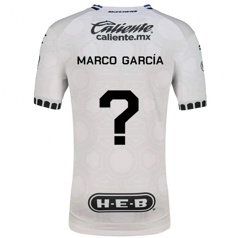 Danxen Kinder Marco Garcia #0 Weiß Schwarz Blau Heimtrikot Trikot 2026/27 T-Shirt
