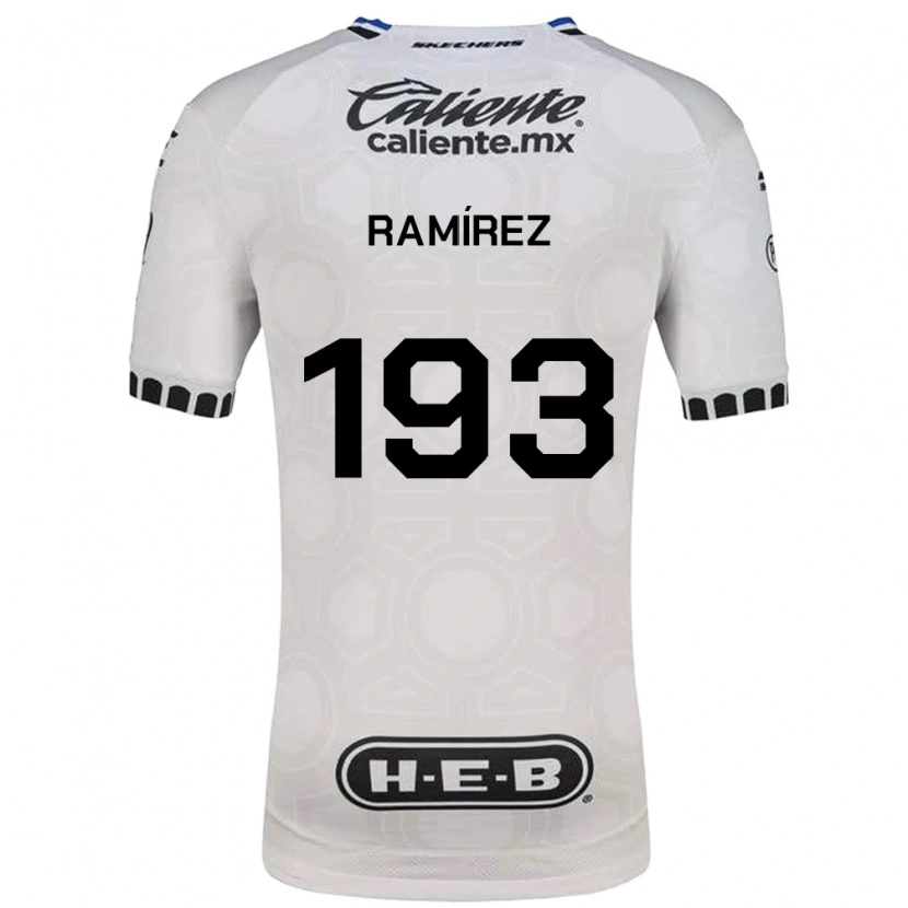 Danxen Kinder Ángel Ramírez #193 Weiß Schwarz Blau Heimtrikot Trikot 2026/27 T-Shirt