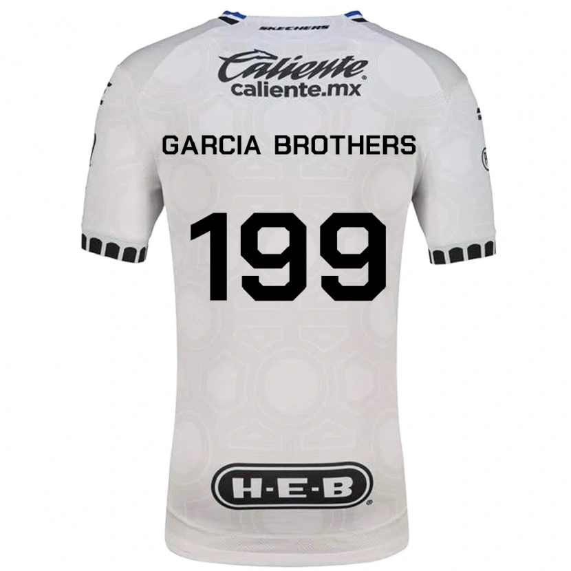 Danxen Kinder Sergio Garcia Brothers #199 Weiß Schwarz Blau Heimtrikot Trikot 2026/27 T-Shirt