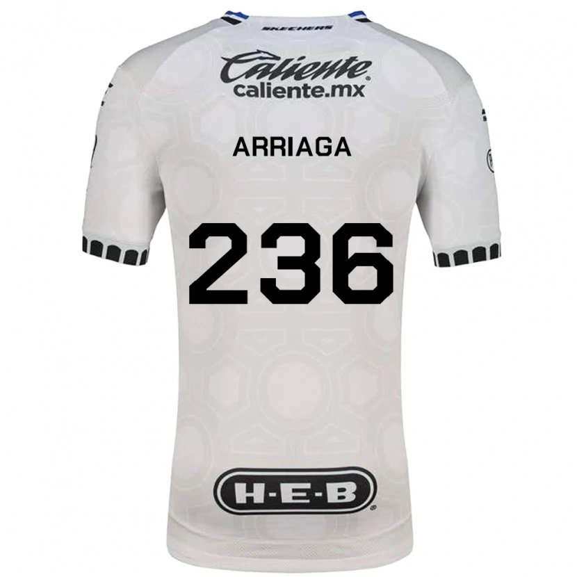 Danxen Kinder Cristopher Arriaga #236 Weiß Schwarz Blau Heimtrikot Trikot 2026/27 T-Shirt