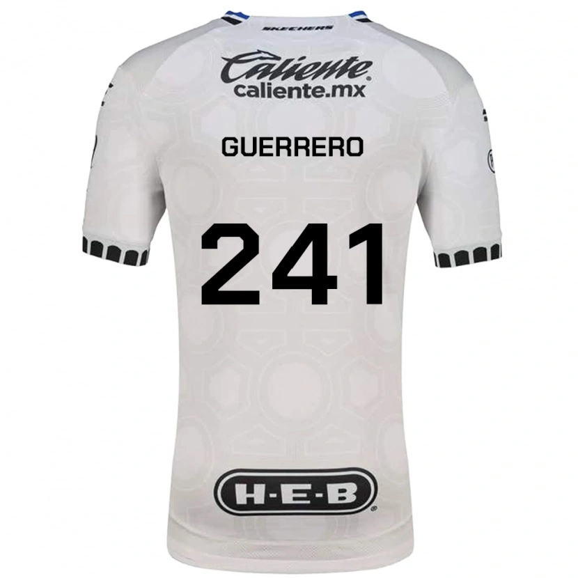 Danxen Kinder Emiliano Guerrero #241 Weiß Schwarz Blau Heimtrikot Trikot 2026/27 T-Shirt