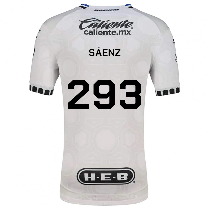 Danxen Kinder Nicolás Sáenz #293 Weiß Schwarz Blau Heimtrikot Trikot 2026/27 T-Shirt