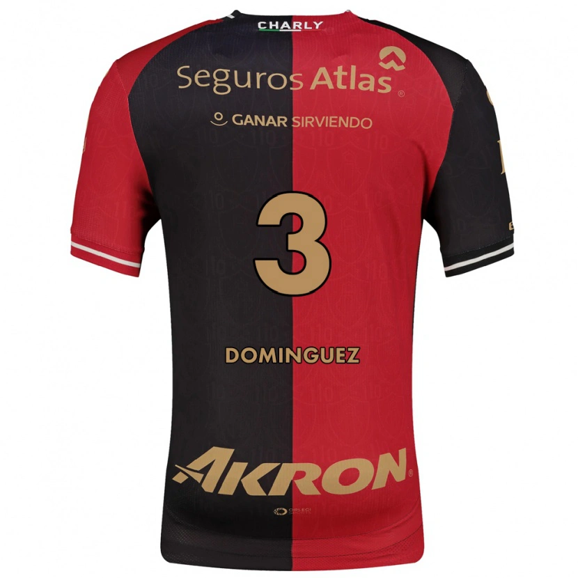 Danxen Kinder Idekel Domínguez #3 Rot Schwarz Braun Heimtrikot Trikot 2026/27 T-Shirt